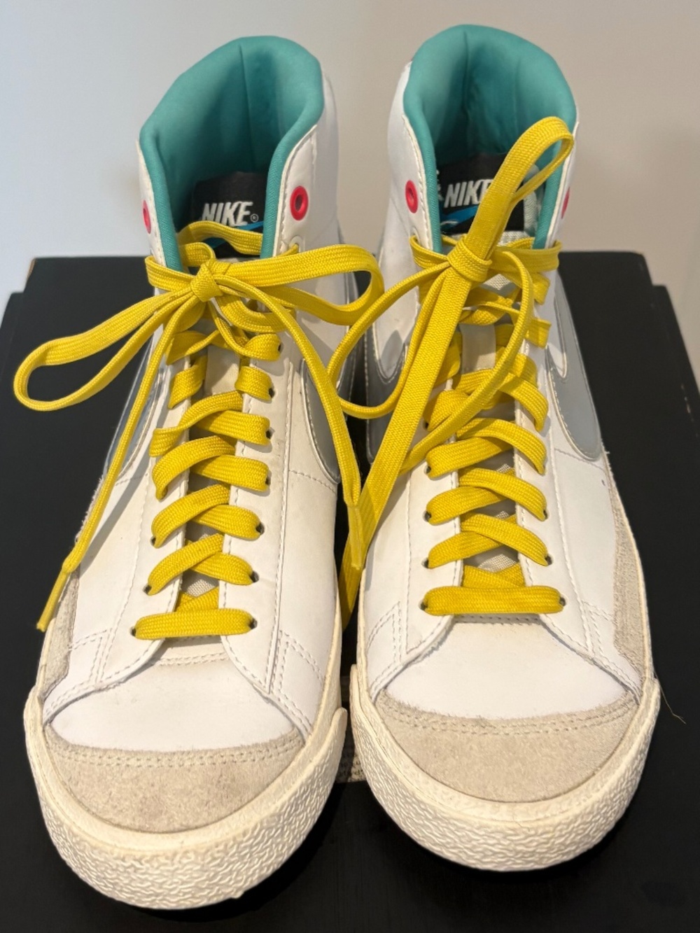 NIKE BLAZER MID GS FLORAL HEEL- EUROPE SIZE 38
